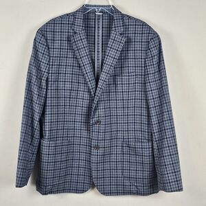 Wallin & Bros Blazer‎ Suit Jacket  100% Wool 46R Casual Business Office Prof.